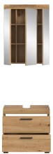 Badezimmer-Set >Scout< in Artisan Eiche Nachbildung - 60x191x34cm (BxHxT)