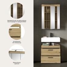 Badezimmer-Set >Scout< in Artisan Eiche Nachbildung - 60x191x34cm (BxHxT)
