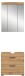 Badezimmer-Set >Scout< in Artisan Eiche Nachbildung - 60x191x34cm (BxHxT)
