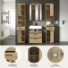 Badezimmer-Set >Scout< in Artisan Eiche Nachbildung - 164x191x34cm (BxHxT)