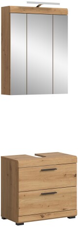 Badezimmer-Set >Scout< in Artisan Eiche Nachbildung - 60x191x34cm (BxHxT)