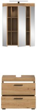 Badezimmer-Set >Scout< in Artisan Eiche Nachbildung - 60x191x34cm (BxHxT)
