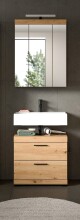 Badezimmer-Set >Scout< in Artisan Eiche Nachbildung - 60x191x34cm (BxHxT)