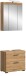 Badezimmer-Set >Scout< in Artisan Eiche Nachbildung - 60x191x34cm (BxHxT)