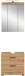 Badezimmer-Set >Scout< in Artisan Eiche Nachbildung - 60x191x34cm (BxHxT)