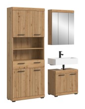 Badezimmer-Set >Scout< in Artisan Eiche Nachbildung...