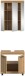 Badezimmer-Set >Scout< in Artisan Eiche Nachbildung - 60x191x34cm (BxHxT)
