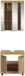 Badezimmer-Set >Scout< in Artisan Eiche Nachbildung - 60x191x34cm (BxHxT)