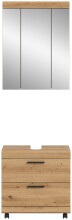 Badezimmer-Set >Scout< in Artisan Eiche Nachbildung - 60x191x34cm (BxHxT)