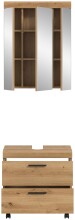 Badezimmer-Set >Scout< in Artisan Eiche Nachbildung - 60x191x34cm (BxHxT)