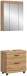Badezimmer-Set >Scout< in Artisan Eiche Nachbildung - 60x191x34cm (BxHxT)