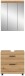 Badezimmer-Set >Scout< in Artisan Eiche Nachbildung - 60x191x34cm (BxHxT)