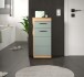 Hochschrank >Scout< in Artisan Eiche Nachbildung/Salbei - 37x88x31cm (BxHxT)