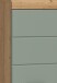 Hochschrank >Scout< in Artisan Eiche Nachbildung/Salbei - 37x88x31cm (BxHxT)