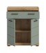 Hochschrank >Scout< in Artisan Eiche Nachbildung/Salbei - 74x88x31cm (BxHxT)