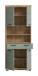 Hochschrank >Scout< in Artisan Eiche Nachbildung/Salbei - 74x191x31cm (BxHxT)