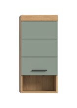Hängeschrank >Scout< in Artisan Eiche Nachbildung/Salbei - 37x79x24cm (BxHxT)