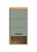 Hängeschrank >Scout< in Artisan Eiche Nachbildung/Salbei - 37x79x24cm (BxHxT)