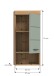 Hängeschrank >Scout< in Artisan Eiche Nachbildung/Salbei - 37x79x24cm (BxHxT)