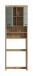 Waschmaschinenumbauschrank >Scout< in Eiche Dekor / Salbei - 63x191x24cm (BxHxT)