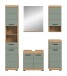 Badezimmer-Set >Scout< in Artisan Eiche Nachbildung/Salbei - 164x191x34 (BxHxT)