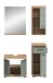 Badezimmer-Set >Scout< in Artisan Eiche Nachbildung/Salbei - 112x191x34 (BxHxT)