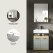Badezimmer-Set >Scout< in Artisan Eiche Nachbildung/Salbei - 60x191x34cm (BxHxT)
