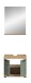 Badezimmer-Set >Scout< in Artisan Eiche Nachbildung/Salbei - 60x191x34cm (BxHxT)