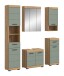 Badezimmer-Set >Scout< in Artisan Eiche Nachbildung/Salbei - 164x191x34 (BxHxT)