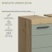 Badezimmer-Set >Scout< in Artisan Eiche Nachbildung/Salbei - 164x191x34 (BxHxT)