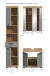 Badezimmer-Set >Scout< in Artisan Eiche Nachbildung/Salbei - 112x191x34 (BxHxT)