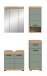 Badezimmer-Set >Scout< in Artisan Eiche Nachbildung/Salbei - 112x191x34 (BxHxT)