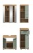 Badezimmer-Set >Scout< in Artisan Eiche Nachbildung/Salbei - 112x191x34 (BxHxT)