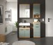 Badezimmer-Set >Scout< in Artisan Eiche Nachbildung/Salbei - 112x191x34 (BxHxT)