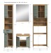 Badezimmer-Set >Scout< in Artisan Eiche Nachbildung/Salbei - 190x191x34 (BxHxT)
