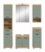 Badezimmer-Set >Scout< in Artisan Eiche Nachbildung/Salbei - 164x191x34 (BxHxT)