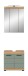 Badezimmer-Set >Scout< in Artisan Eiche Nachbildung/Salbei - 60x191x34cm (BxHxT)