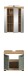 Badezimmer-Set >Scout< in Artisan Eiche Nachbildung/Salbei - 60x191x34cm (BxHxT)