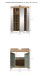 Badezimmer-Set >Scout< in Artisan Eiche Nachbildung/Salbei - 60x191x34cm (BxHxT)
