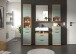 Badezimmer-Set >Scout< in Artisan Eiche Nachbildung/Salbei - 164x191x37 (BxHxT)