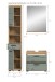 Badezimmer-Set >Scout< in Artisan Eiche Nachbildung/Salbei - 112x191x34 (BxHxT)
