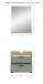 Badezimmer-Set >Scout< in Artisan Eiche Nachbildung/Salbei - 60x191x34cm (BxHxT)