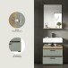 Badezimmer-Set >Scout< in Artisan Eiche Nachbildung/Salbei - 60x191x34cm (BxHxT)