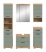 Badezimmer-Set >Scout< in Artisan Eiche Nachbildung/Salbei - 164x191x34 (BxHxT)