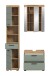 Badezimmer-Set >Scout< in Artisan Eiche Nachbildung/Salbei - 112x191x34 (BxHxT)