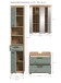 Badezimmer-Set >Scout< in Artisan Eiche Nachbildung/Salbei - 112x191x34 (BxHxT)