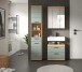 Badezimmer-Set >Scout< in Artisan Eiche Nachbildung/Salbei - 112x191x34 (BxHxT)