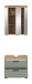 Badezimmer-Set >Scout< in Artisan Eiche Nachbildung/Salbei - 60x191x34cm (BxHxT)