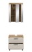 Badezimmer-Set >Scout< in Evoke Oak Nachbildung/Kaschmir - 60x191x34cm (BxHxT)