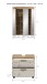 Badezimmer-Set >Scout< in Evoke Oak Nachbildung/Kaschmir - 60x191x34cm (BxHxT)
